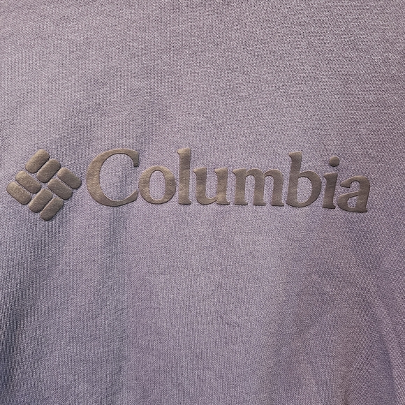 Columbia Sz Med Women's Light Blue Pullover Sweatshirt - Picture 5 of 7